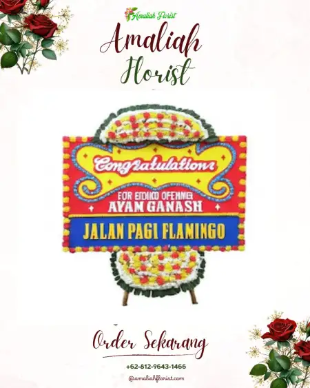 Sewa Papan Bunga Kenanti
